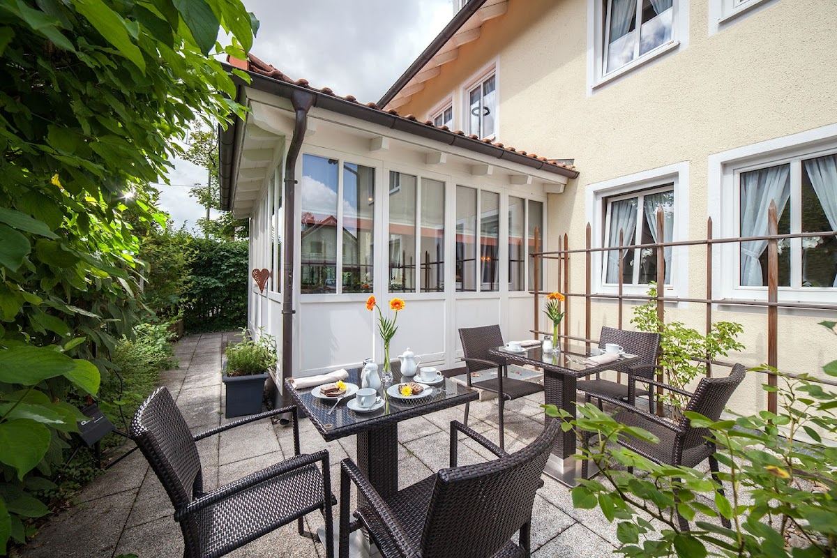 Terras van Landhotel Eschenhof